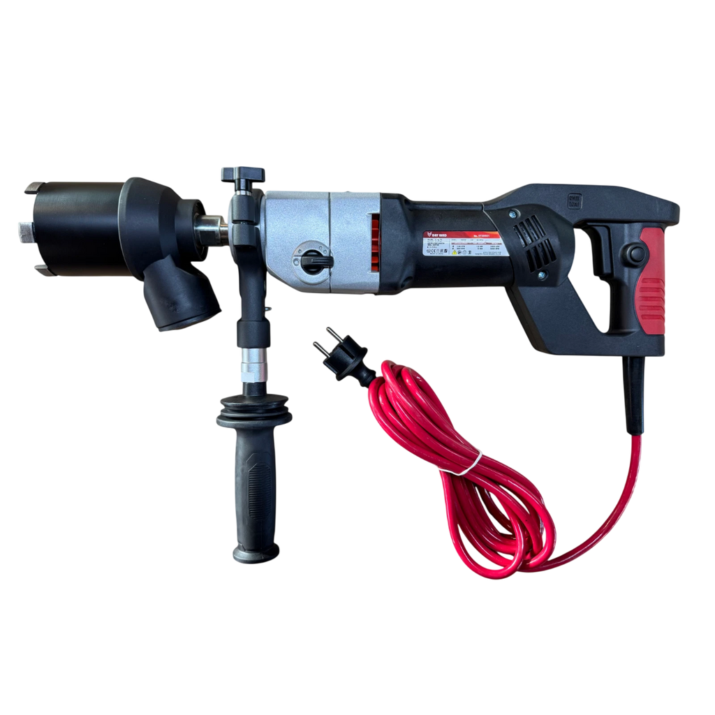 SET: BYCON DB-132 Kernbohrmaschine + Dosensenker 68 / 82 mm + Absaugung