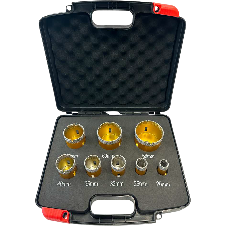 M14-Diamant-Fliesenbohrkronen-Set ARXX VAKUUM-SET