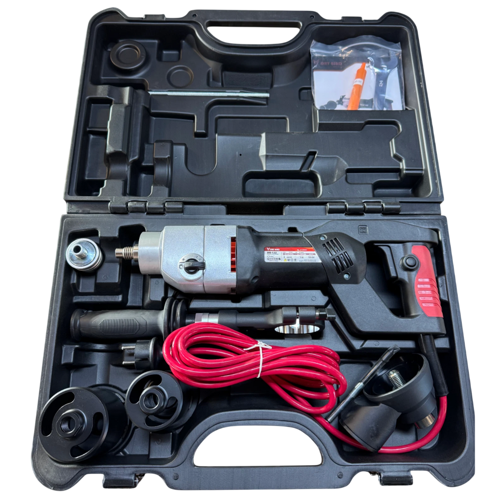 SET: BYCON DB-132 Kernbohrmaschine + Dosensenker 68 / 82 mm + Absaugung
