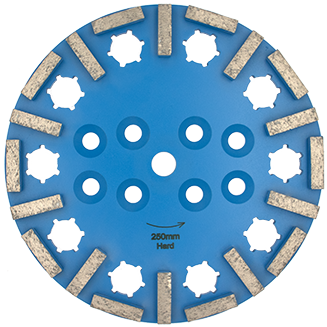 Diamant-Schleifteller Ø 250 mm - Estrich - abrasives Material