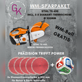 WM-Sparpaket: STIHL TS 420 Benzin-Trennschleifer inkl. 5x Diamant-Trennscheibe